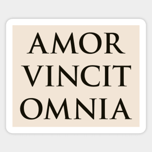 Amor Vincit Omnia Sticker